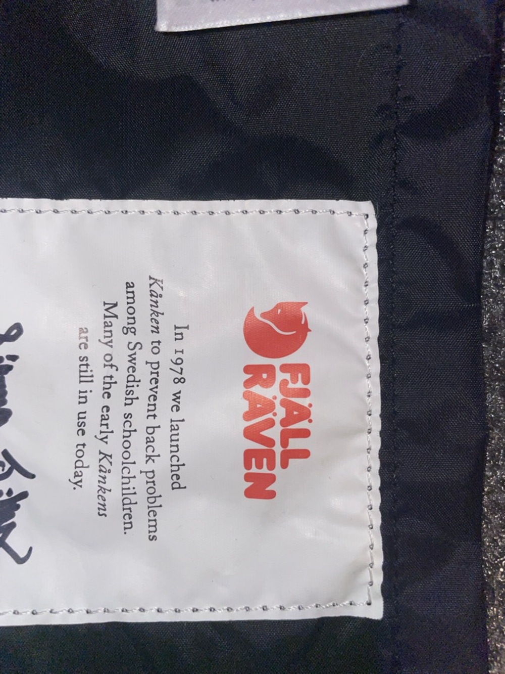 Black Fjallraven Kanken Backpack - Picture 4 of 4